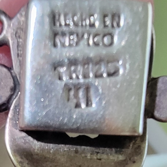Vintage 925 Sterling Silver Bracelet made in Mexico 80 grams - Picture 12 of 16